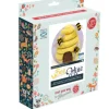 The Crafty Kit Co. Bee Hive Needle Felting Kit