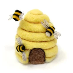 The Crafty Kit Co. Bee Hive Needle Felting Kit