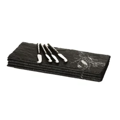 Selbrae Bee Mini Cheese Board and Knife Set of 4