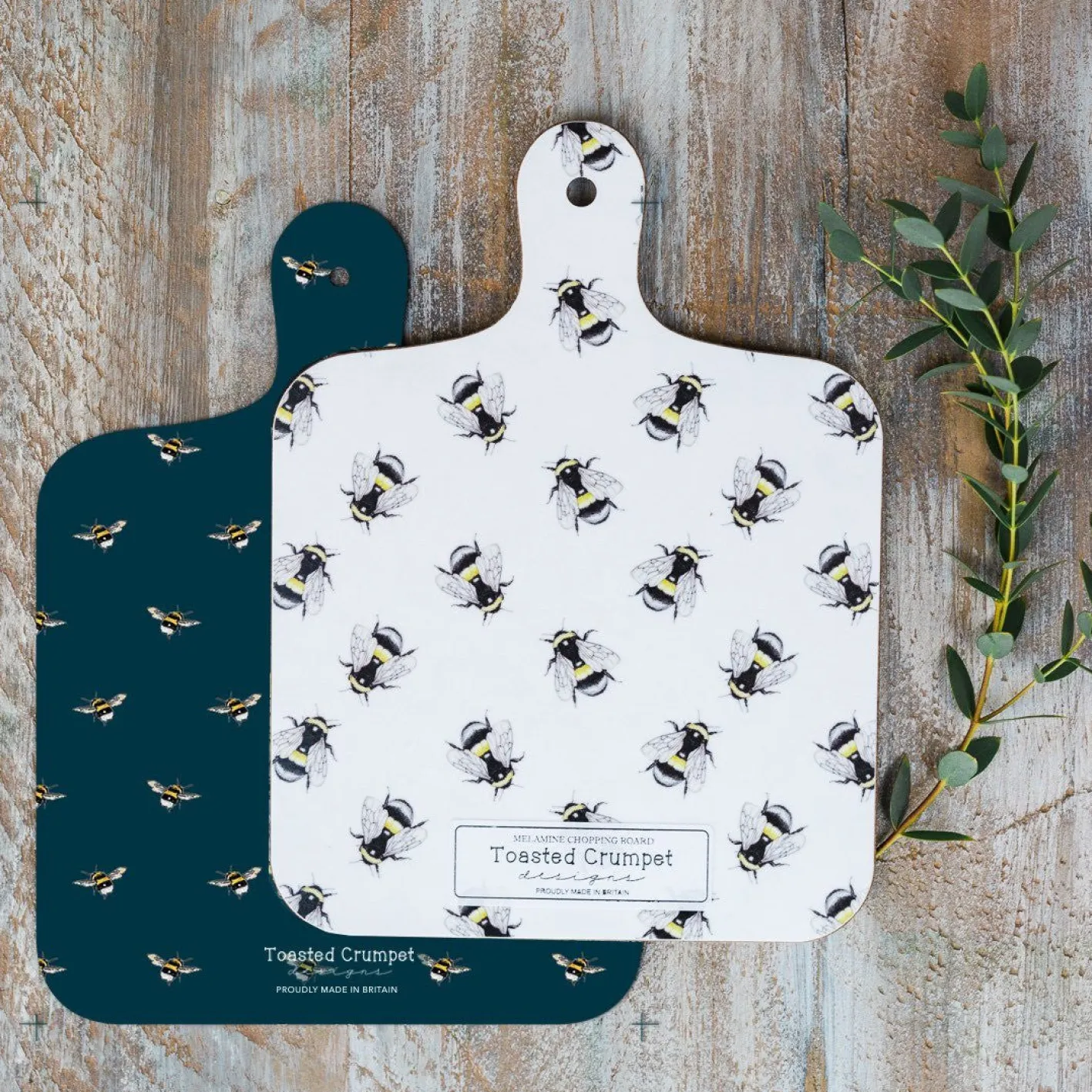 Toasted Crumpet Bee Mini Chopping Board