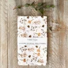 Toasted Crumpet Bees & Honeysuckle Tea Towel