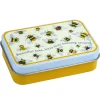 Emma Ball Bees Hinged Small Rectangular Tin