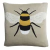 Sophie Allport Bees Knitted Statement Pillow