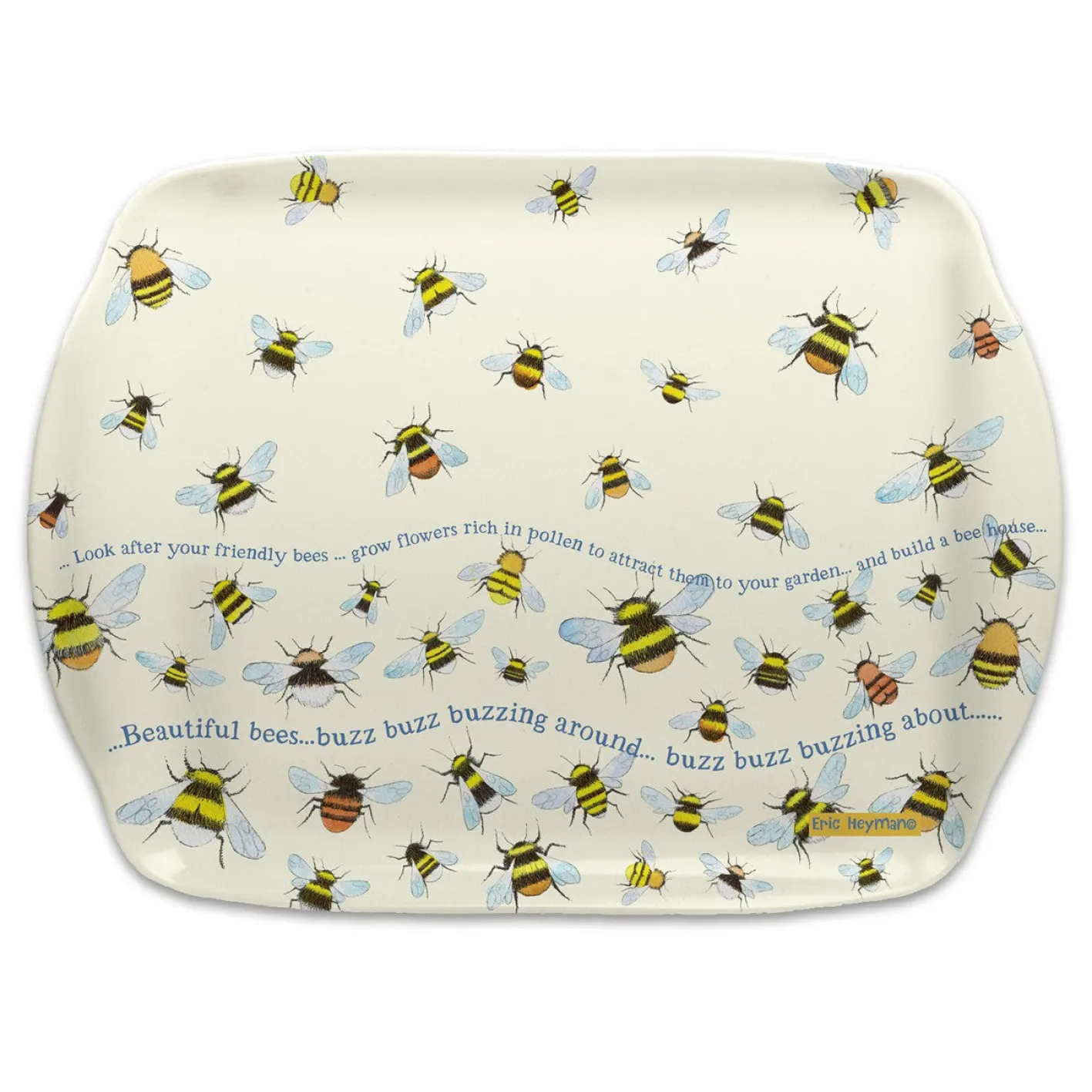 Emma Ball Bees Melamine Medium Tray
