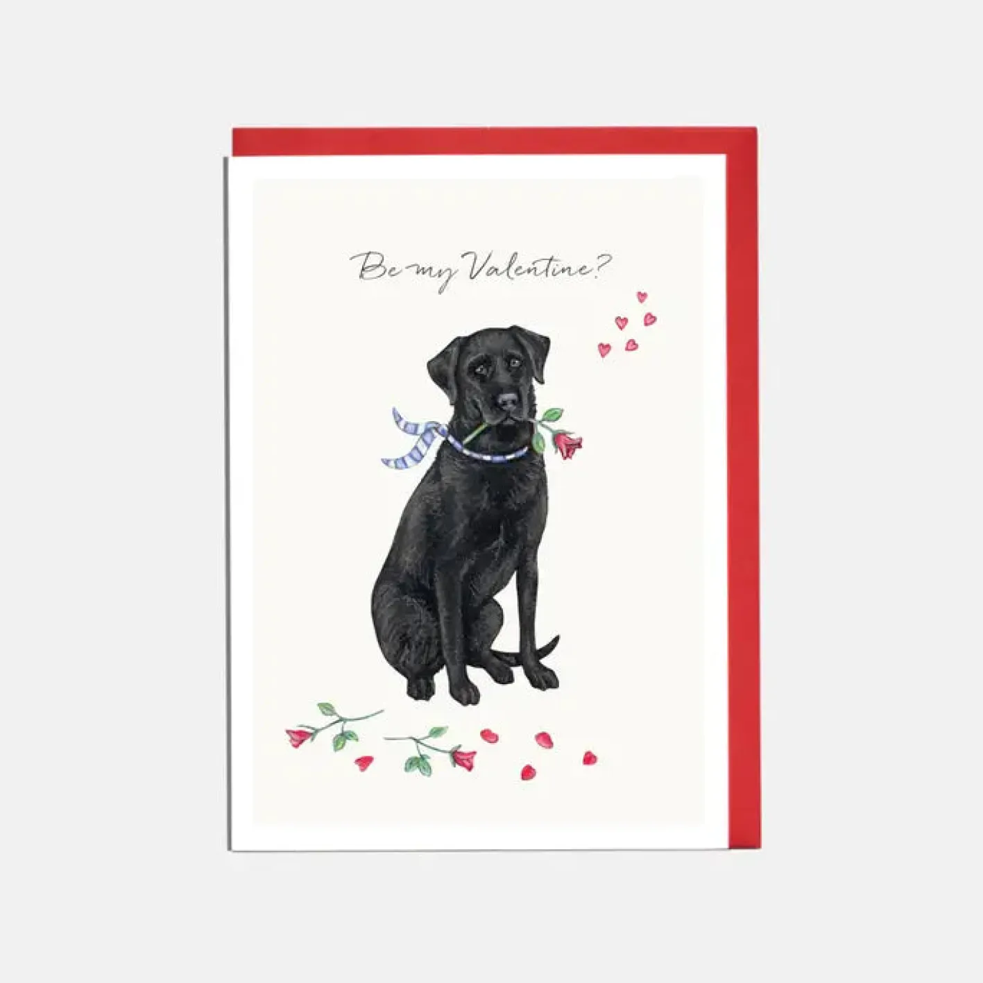 Lottie Murphy 'Be My Valentine?' Labrador Valentine's Card