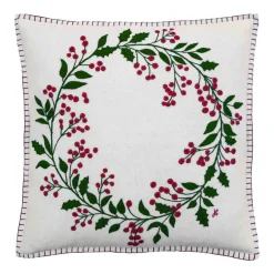Jan Constantine Berry Wreath Pillow