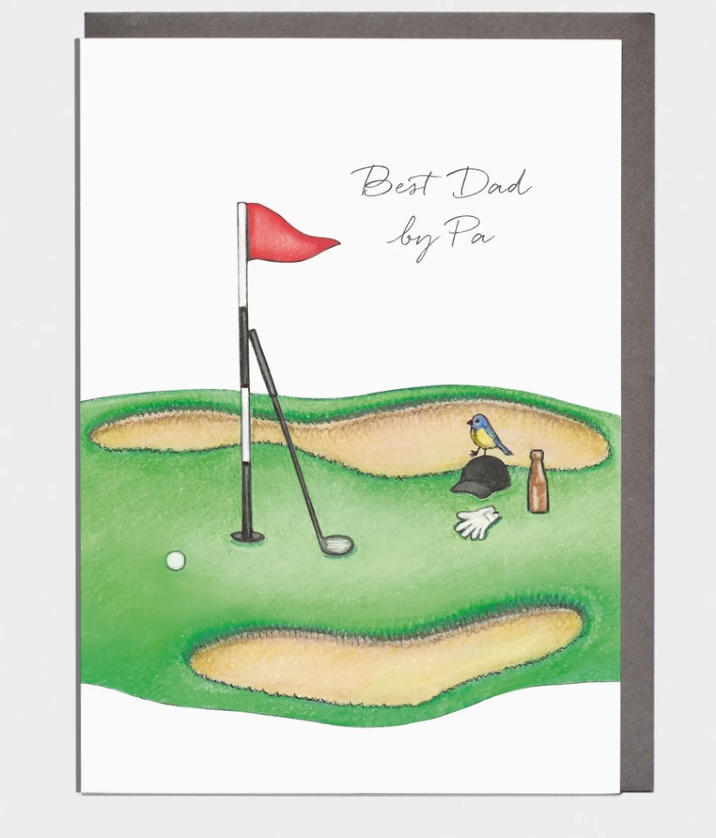 Lottie Murphy Best Dad by Pa Father's Day Card