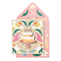 Tache Cards Big Cake with Candles Card