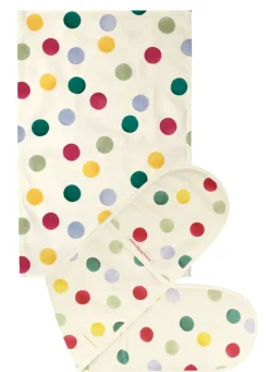 Emma Bridgewater Big Polka Dot Oven Glove & Tea Towel Set