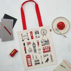 Victoria Eggs Big Smoke Canvas Tote Bag