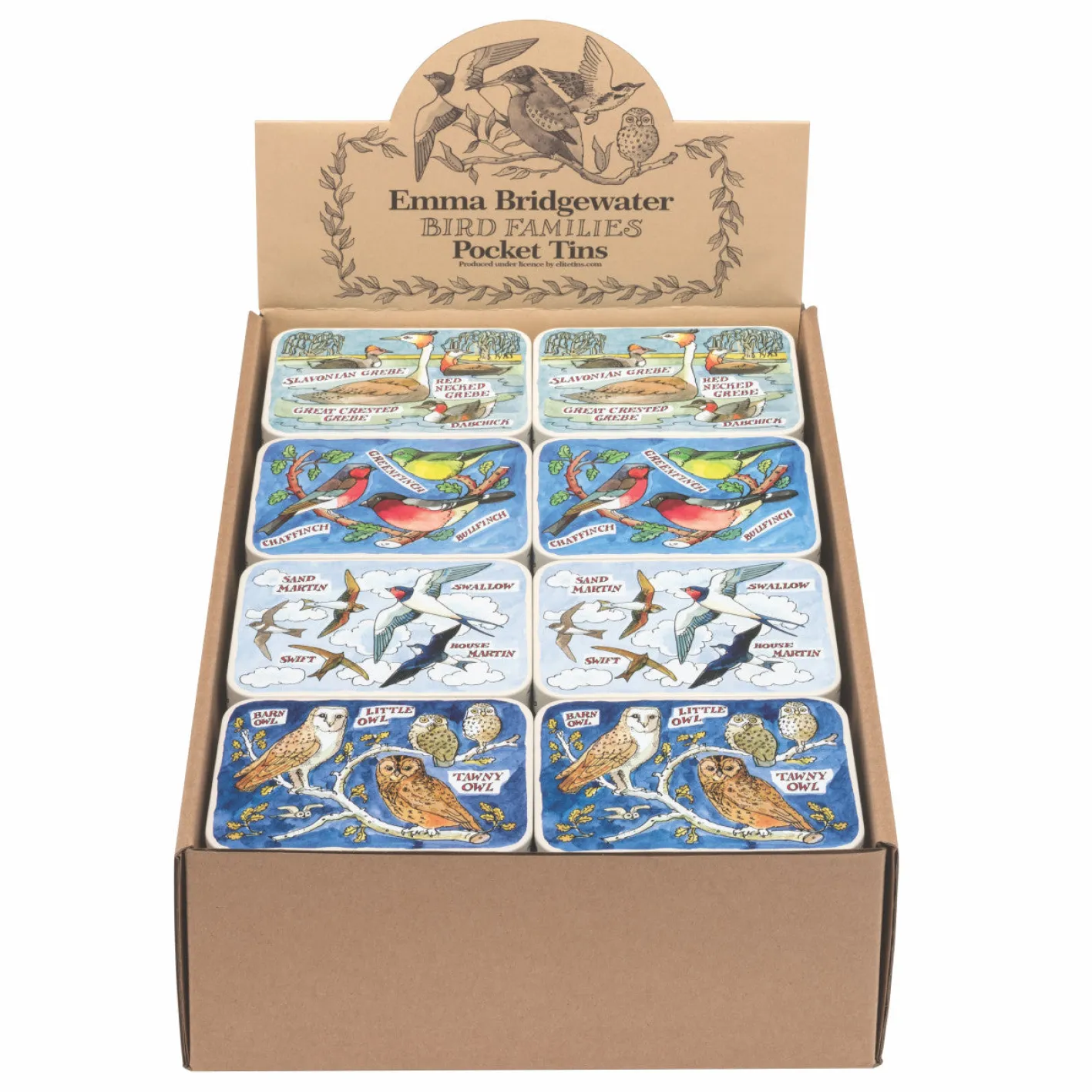 Emma Bridgewater Bird Families Pocket Tins