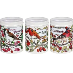 Emma Bridgewater Birds in the Hedgerow Set of 3 Round Caddies