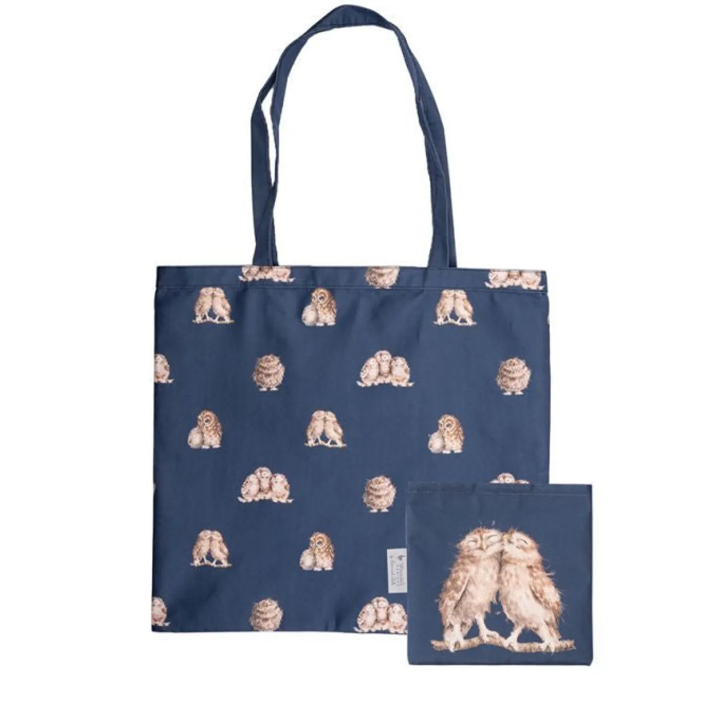 Wrendale Designs 'Birds of a Feather' Owl Foldable Shopping Bag