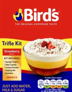 Tea & Biscuits Bird's Strawberry Trifle Kit