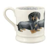Emma Bridgewater Black and Tan Dachshund 1/2 Pint Mug
