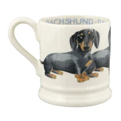 Emma Bridgewater Black and Tan Dachshund 1/2 Pint Mug