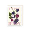 The Art File Blackberries Birthday Greeting Card