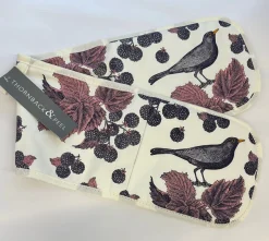 Thornback & Peel Blackbird & Bramble Double Oven Glove