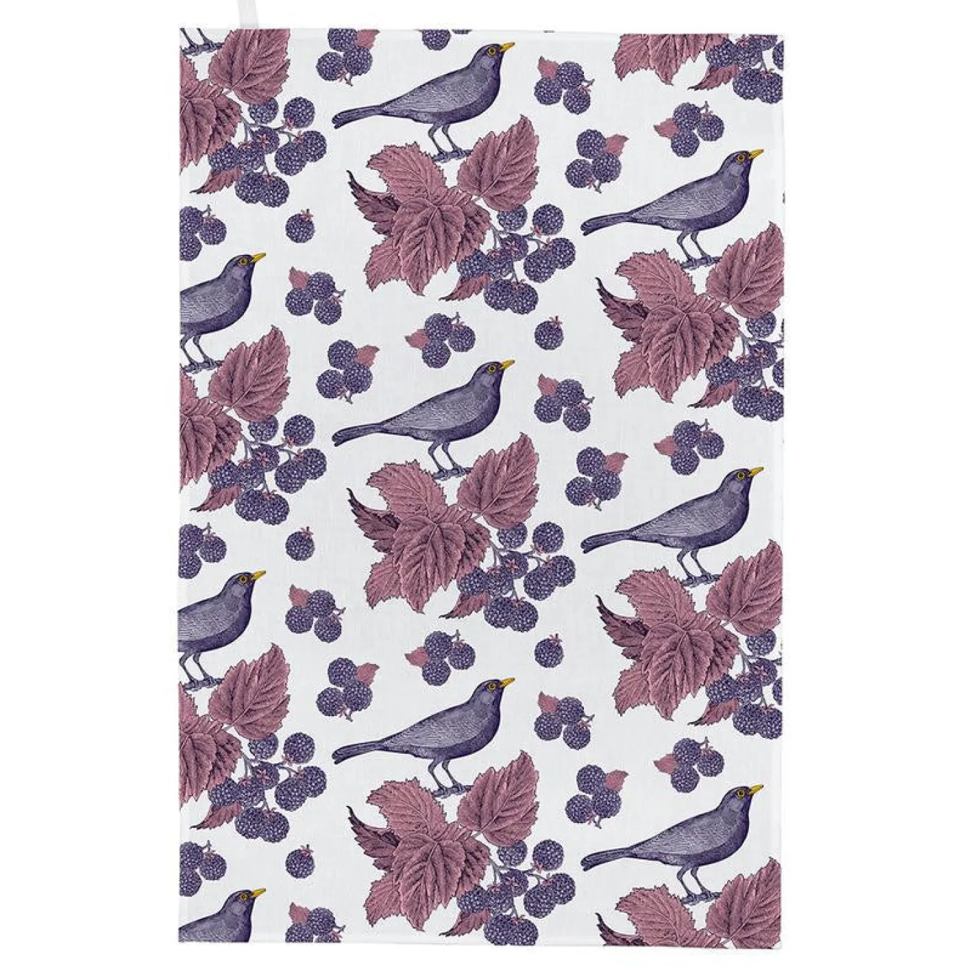 Thornback & Peel Blackbird & Bramble Tea Towel