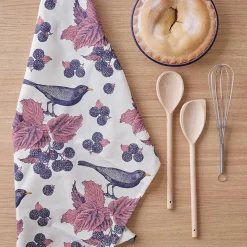 Thornback & Peel Blackbird & Bramble Tea Towel