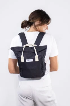 Kind Bag London Black Hackney Mini Backpack