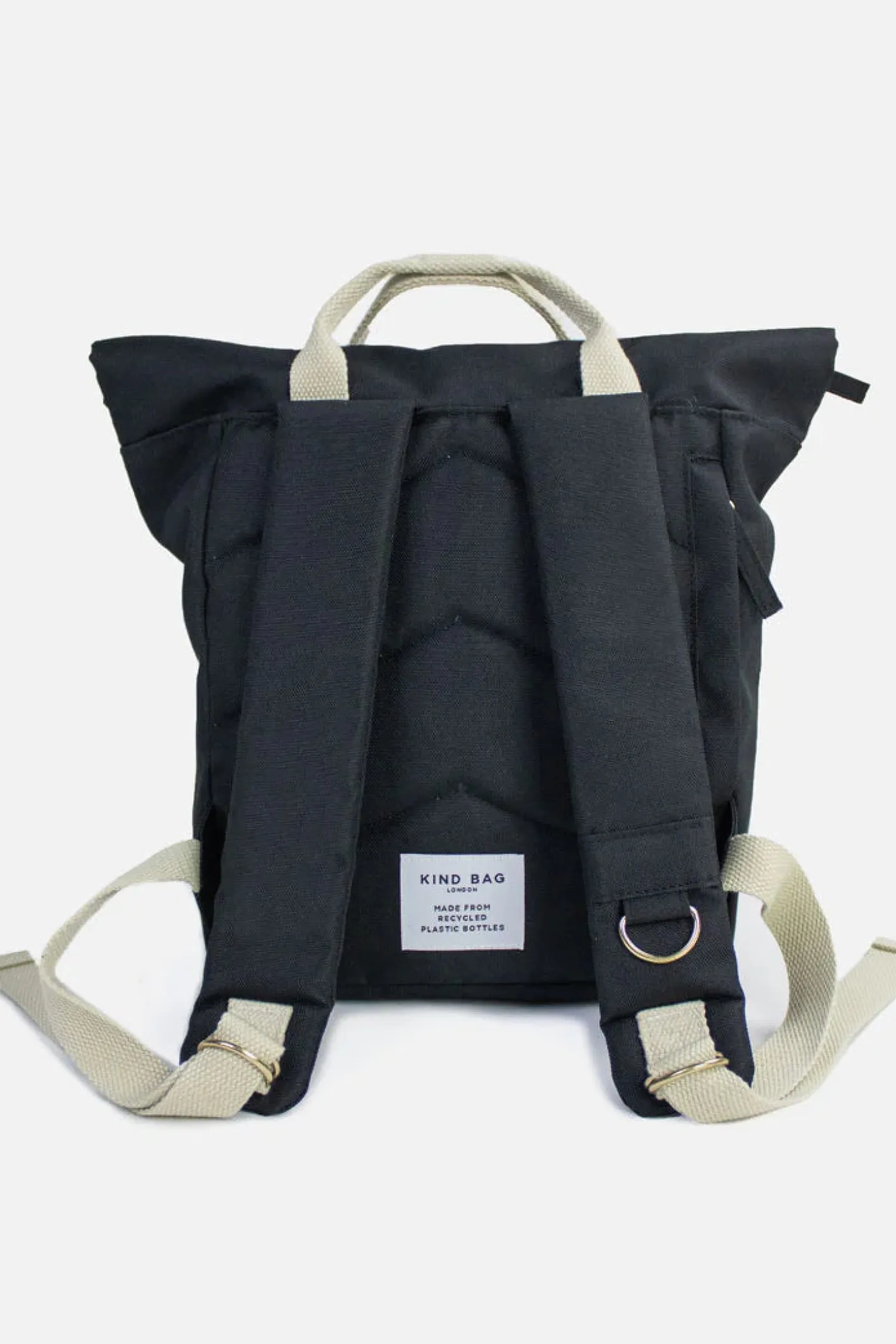 Kind Bag London Black Hackney Mini Backpack