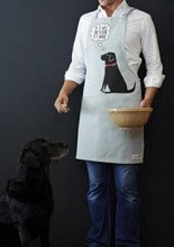 Sweet William Black Labrador Apron