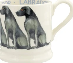 Emma Bridgewater Black Labrador-- Sitting 1/2 Pint Mug