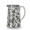 Burleigh Black Regal Peacock Medium Tankard Jug