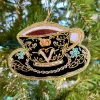 Tinker Tailor Black Teacup Decoration by London