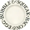 Emma Bridgewater Black Toast Bubble & Squeak 10 1/2 Plate