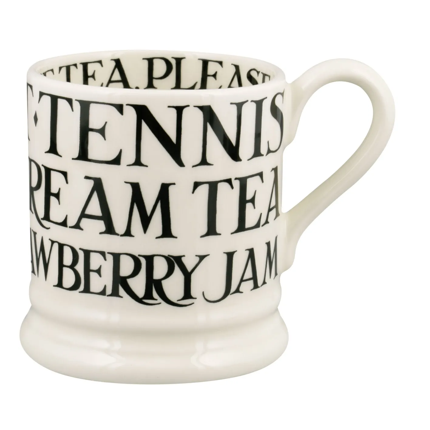 Emma Bridgewater Black Toast Cream Tea 1/2 Pint Mug