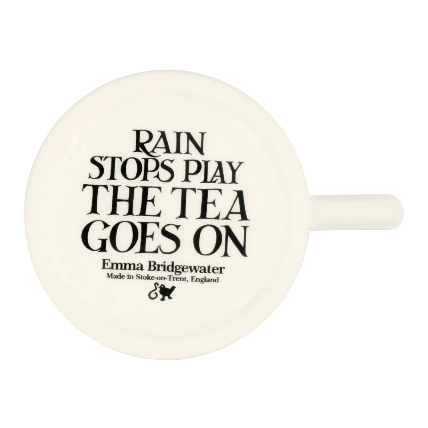 Emma Bridgewater Black Toast Cream Tea 1/2 Pint Mug