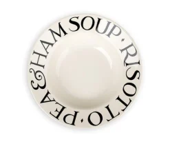 Emma Bridgewater Black Toast Soup Plate