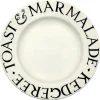 Emma Bridgewater Black Toast Toast and Marmalade 8 1/2 Plate