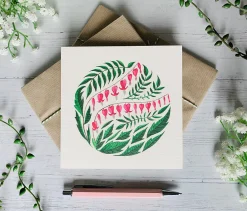 Becky Amelia Bleeding Hearts Greeting Card