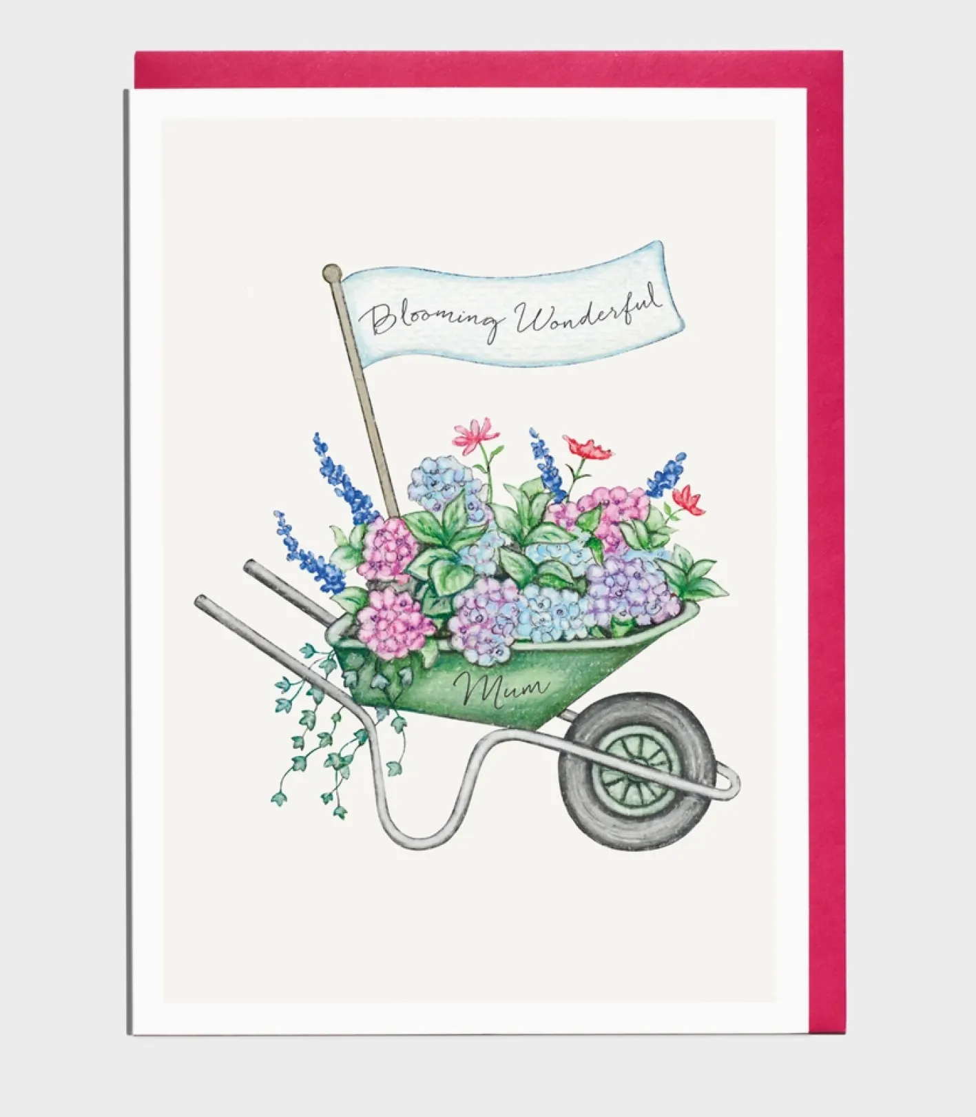 Lottie Murphy Blooming Wonderful Wheelbarrow Mother's Day Card