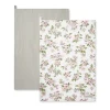 Sophie Allport Blossom and Stamford Stripe Set of 2 Tea Towels by