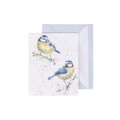 Wrendale Designs 'Blossom' Blue Tit Enclosure Card