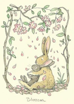 Two Bad Mice Blossom Greetings Card