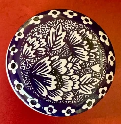 Elite Tins Blue & White Mini Round Tin
