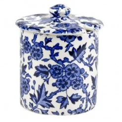 Burleigh Blue Arden Covered Jam/Sugar Pot