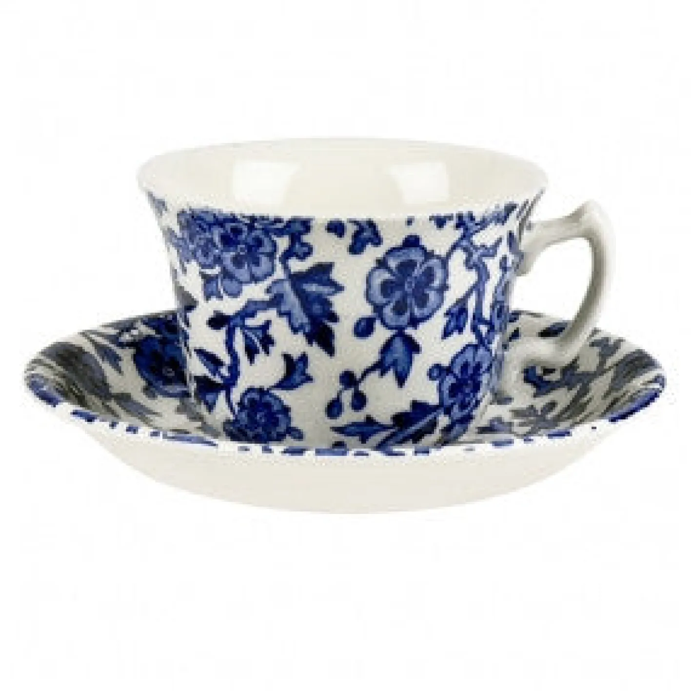 Burleigh Blue Arden Teacup and saucer