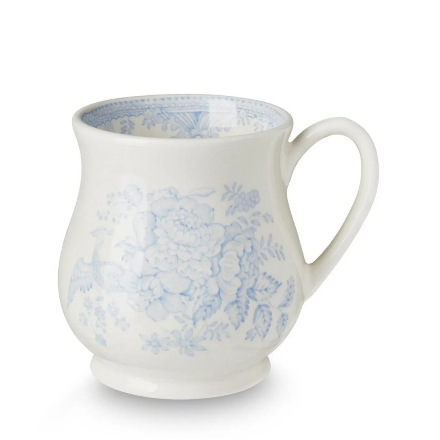 Burleigh Blue Asiatic Pheasants Sandringham Half Pint Mug