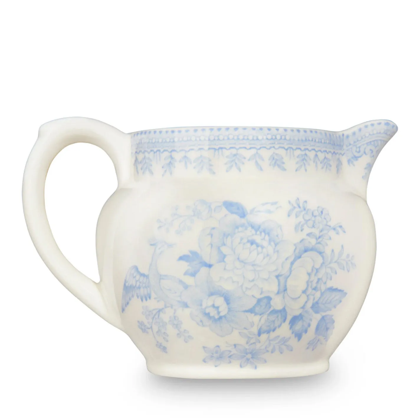 Burleigh Blue Asiatic Pheasants Sm. Dutch Jug Creamer