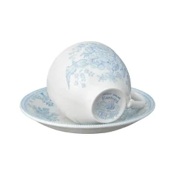 Burleigh Blue Asiatic Pheasant Teacup and Saucer