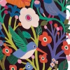 Roger La Borde Blue Birds, Birthday Laser Greeting Card