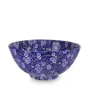 Burleigh Blue Calico Large Footed Bowl