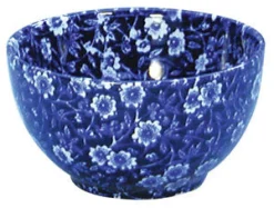 Burleigh Blue Calico Mini Footed Bowl - 4.75in/12cm