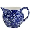 Burleigh Blue Calico Sm. Dutch Jug Creamer